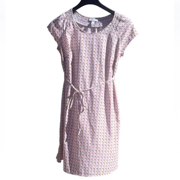 Liz Lange Maternity Dress Size Small Removable Belt Baby Girl - Picture 2 of 15